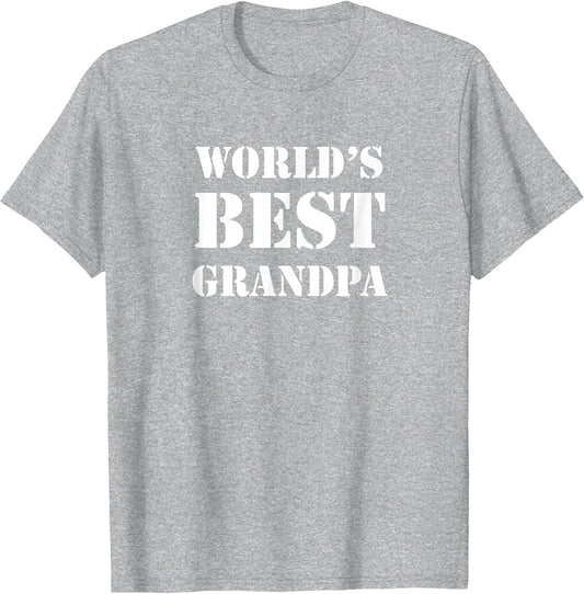 World's Best Grandpa T Shirt