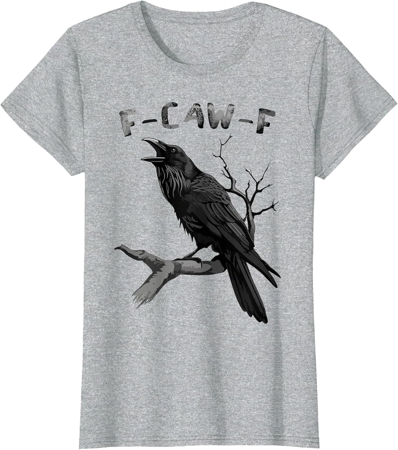 F-Caw-F Funny Black Raven Vintage Crow Sarcastic Humor