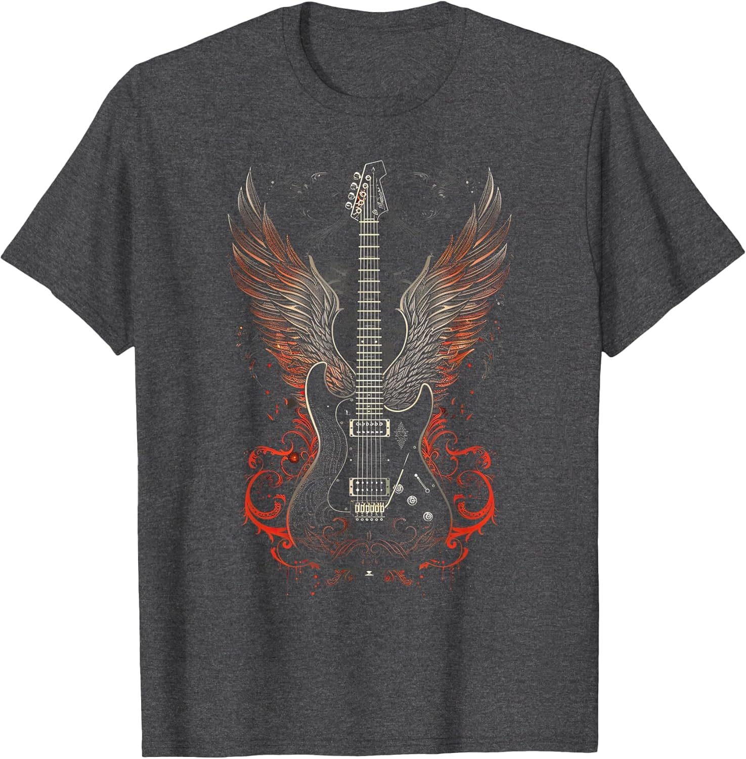 Rock & Roll Guitar with Wings