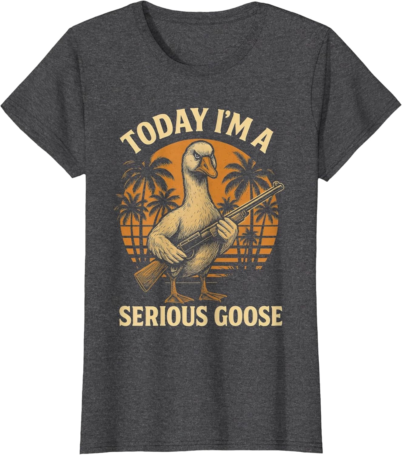Today I'm A Serious Goose Lovers Funny Goose with Gun Meme