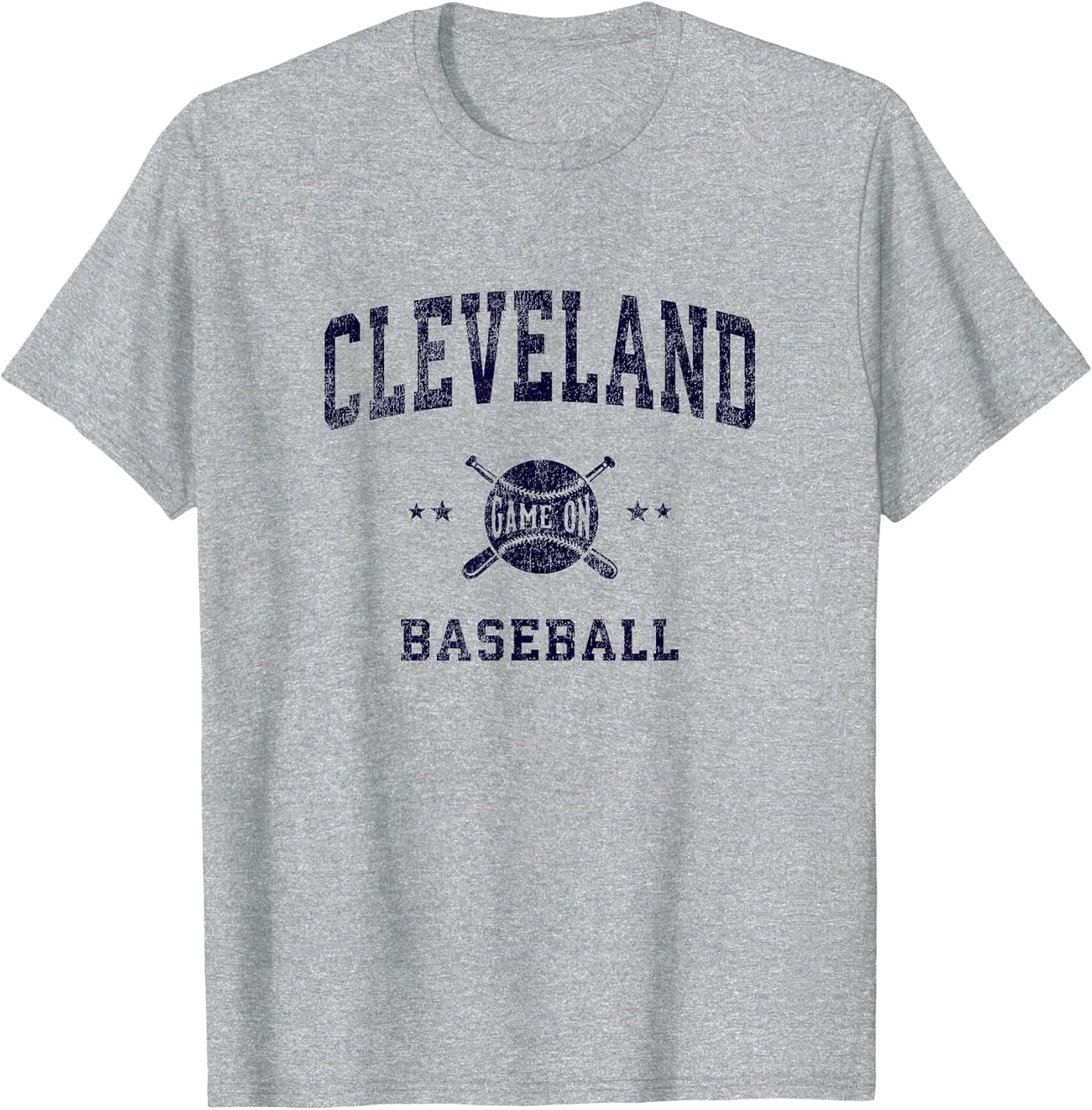 Cleveland Vintage Baseball Throwback Retro Design