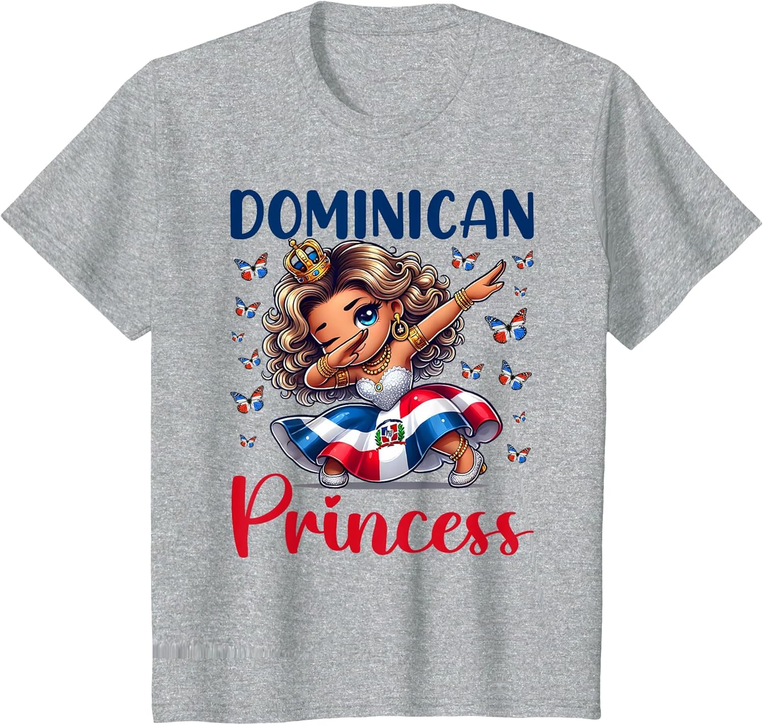 Dominican Princess Flag Latina Dominicana for Girls & Kids