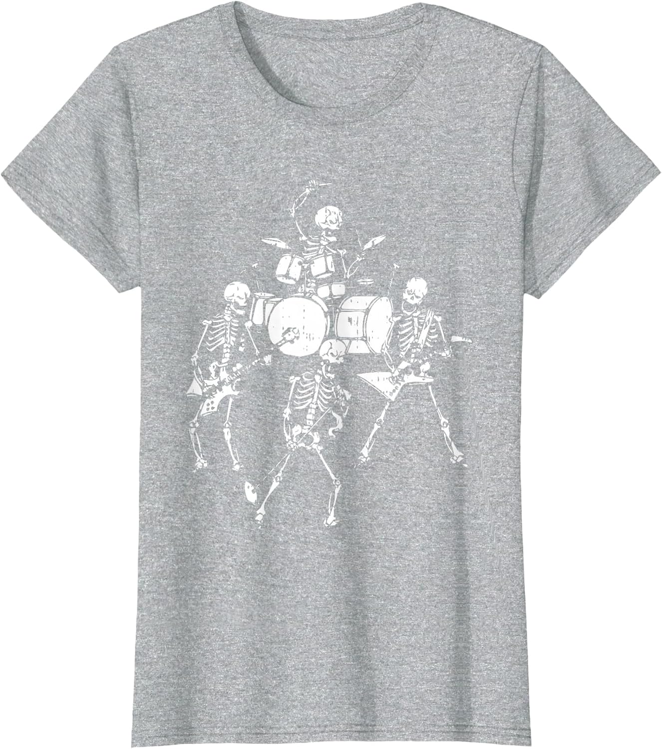 Skeleton Band Lazy Halloween Costume Funny Rock Skull