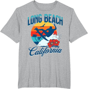 Long Beach California Surf Summer Vacation Vintage