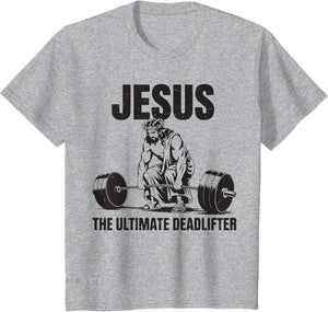 Funny Christian Gym Jesus The Ultimate Deadlifter Workout
