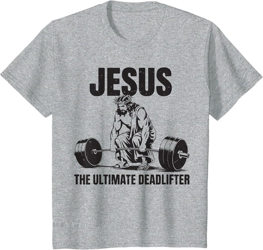 Funny Christian Gym Jesus The Ultimate Deadlifter Workout