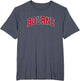 Bourne Massachusetts MA Vintage Sports Design Red Design