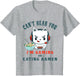 Cat Video Gamer - Can't Hear You I'm Gaming and Eating Ramen