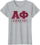 Alpha Phi Officially Licensed Bar Lettered - Bordeaux