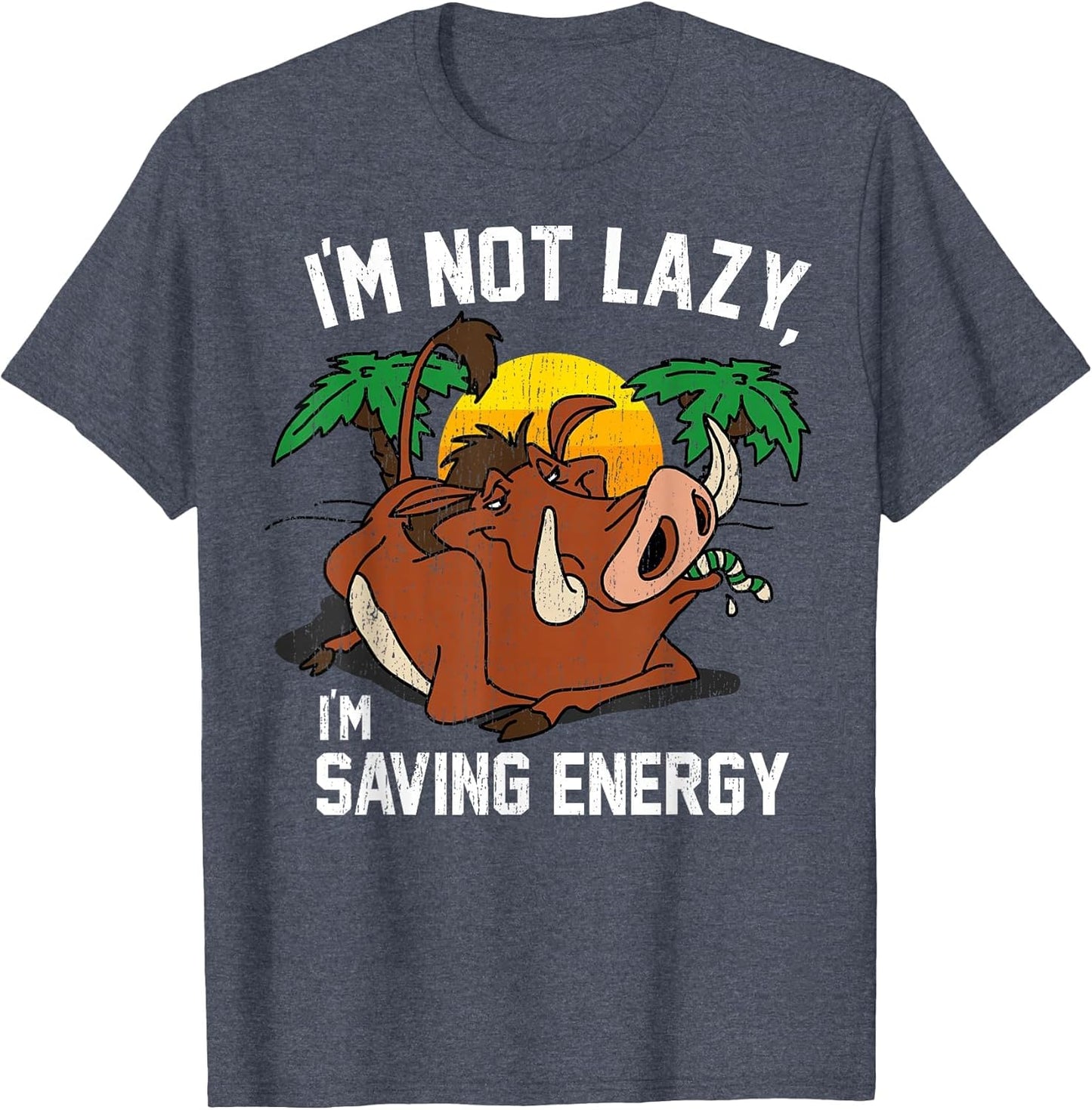 Disney Lion King Lazy Pumbaa Graphic