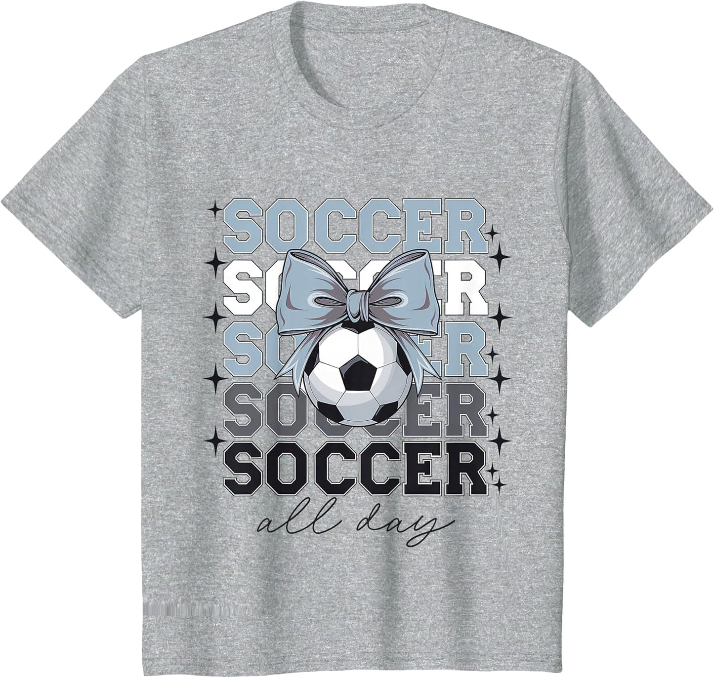 Groovy Soccer Coquette Bow Girls Women Soccer All Day