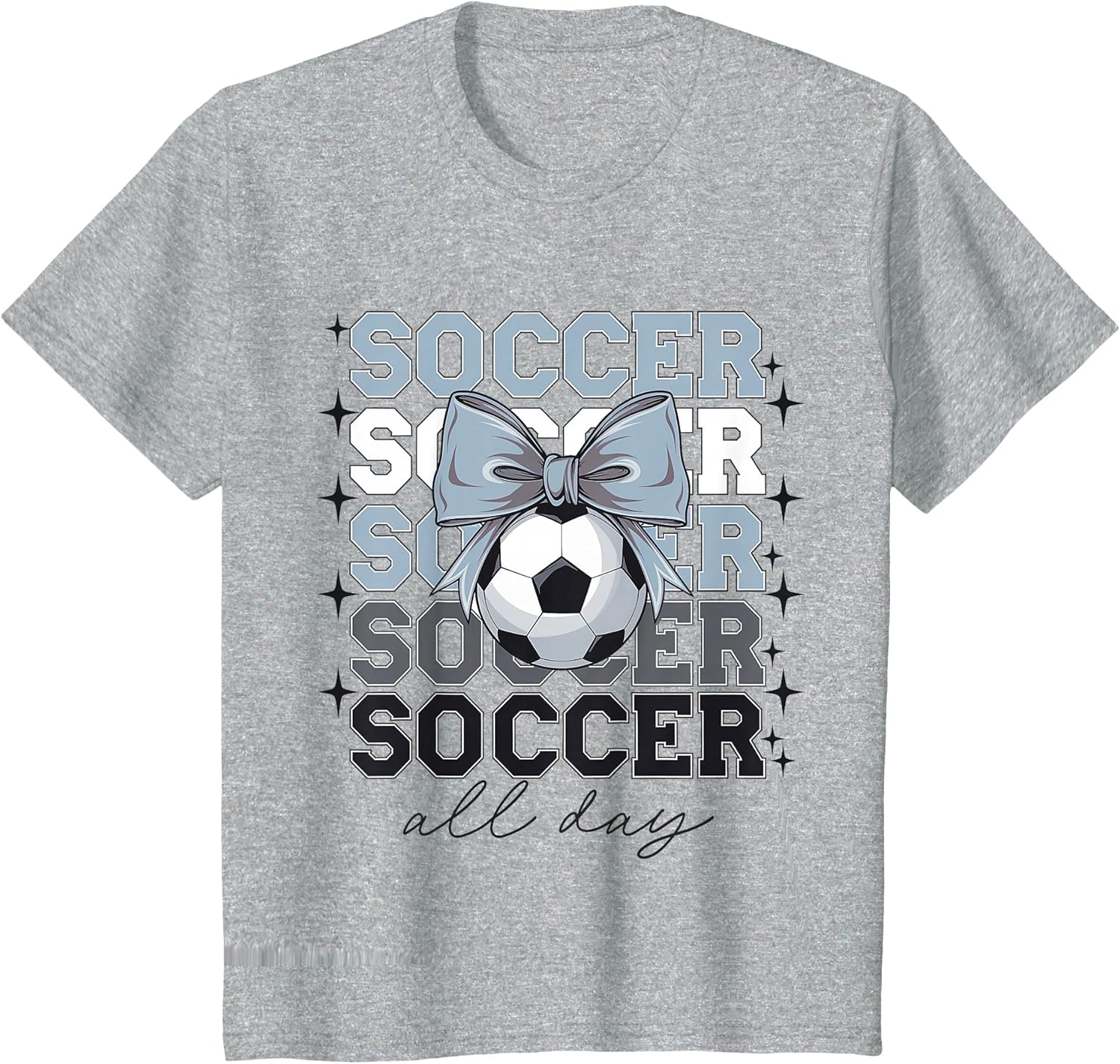 Groovy Soccer Coquette Bow Girls Women Soccer All Day