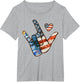 I Love You Hand Sign ASL Happy July 4th Patriotic American