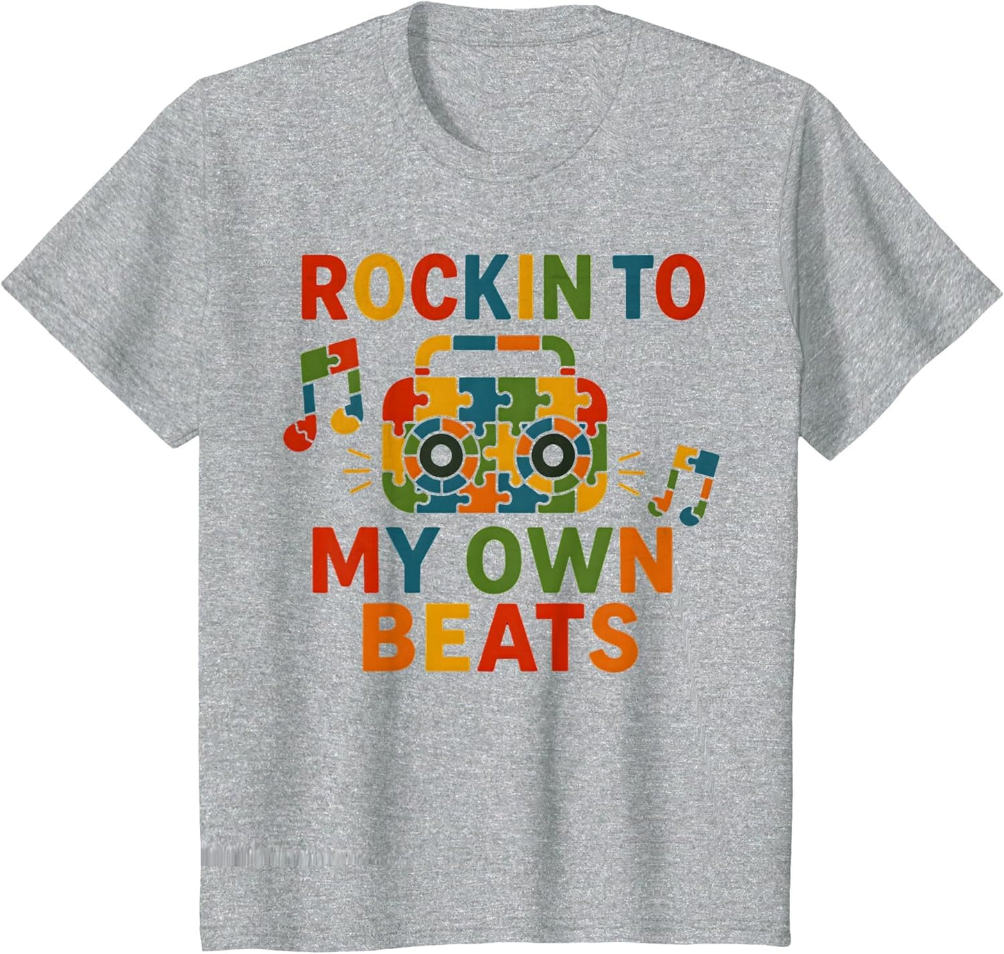 Hip Hop Autism Boombox Puzzle Piece Autism Awareness Boys