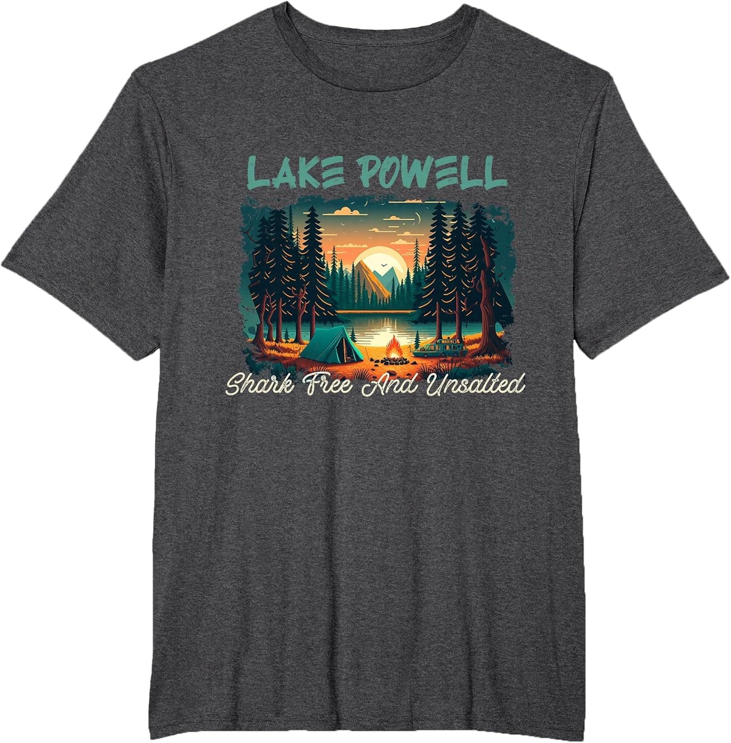 Lake Powell Shark Free and Unsalted Funny Nature Lover Humor