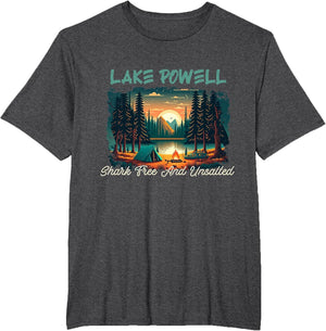 Lake Powell Shark Free and Unsalted Funny Nature Lover Humor