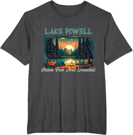 Lake Powell Shark Free and Unsalted Funny Nature Lover Humor