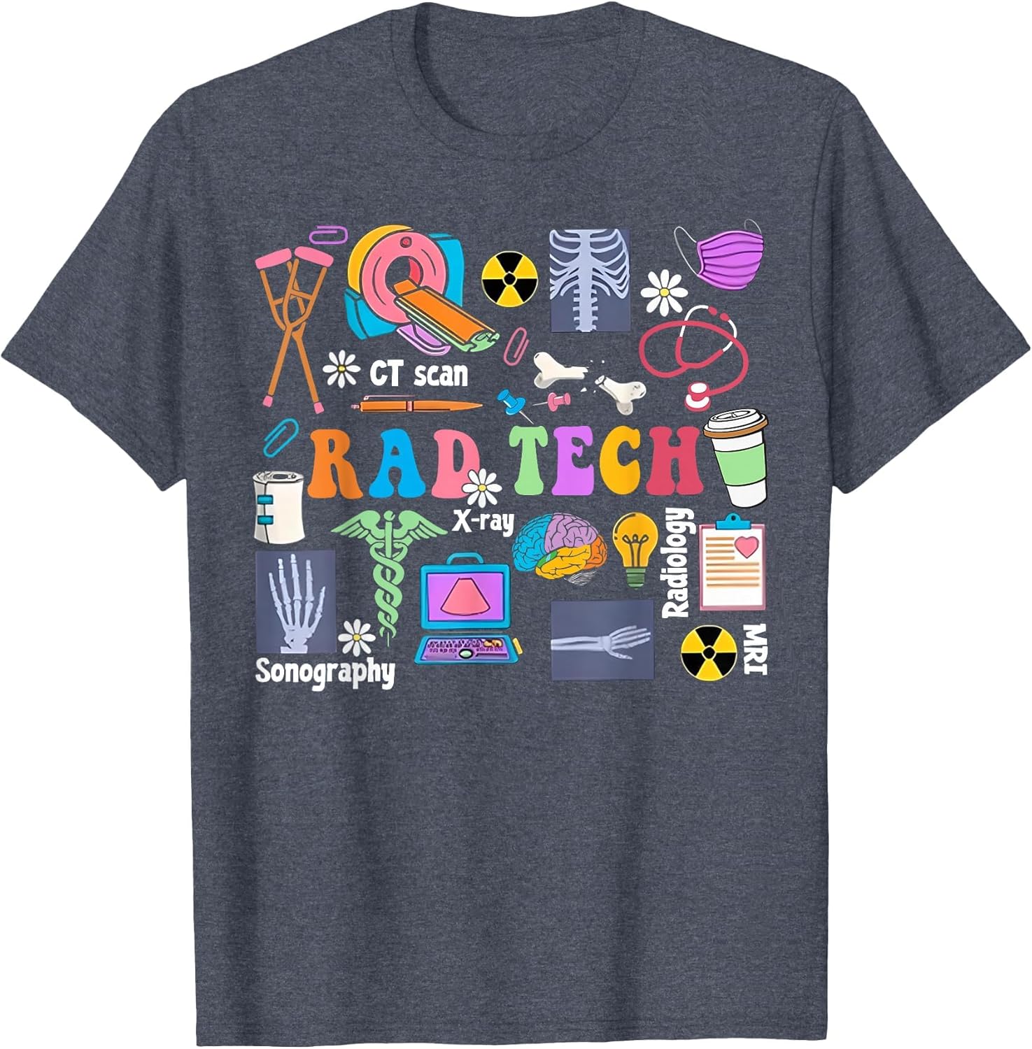 Cute Rad Tech Retro Groovy Radiology Technician X-Ray Tech