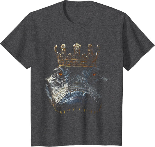 Reptile Alligator Crocodile Dinosaur Queen King Crown