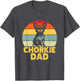 Chorkie Dad Retro Sunset Funny Chihuahua Yorkie Mix Lover