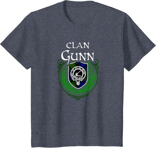 Clan Gunn Surname Scottish Clan Crest Tartan Badge