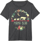 Mama Bear with 3 Cubs Shirt Floral Mother's Day