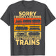 Funny Train Lover Model Railroad Conductor Retro Train