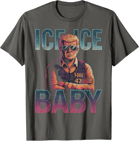 Ice Ice Baby Retro Funny Trump