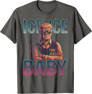 Ice Ice Baby Retro Funny Trump