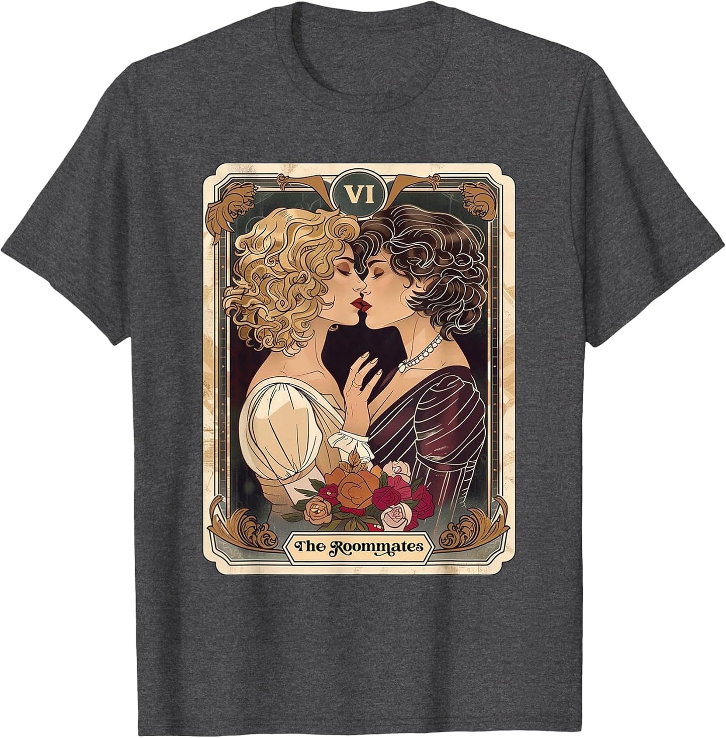 Vintage Lesbian Pride Tarot Card and They were Roommates