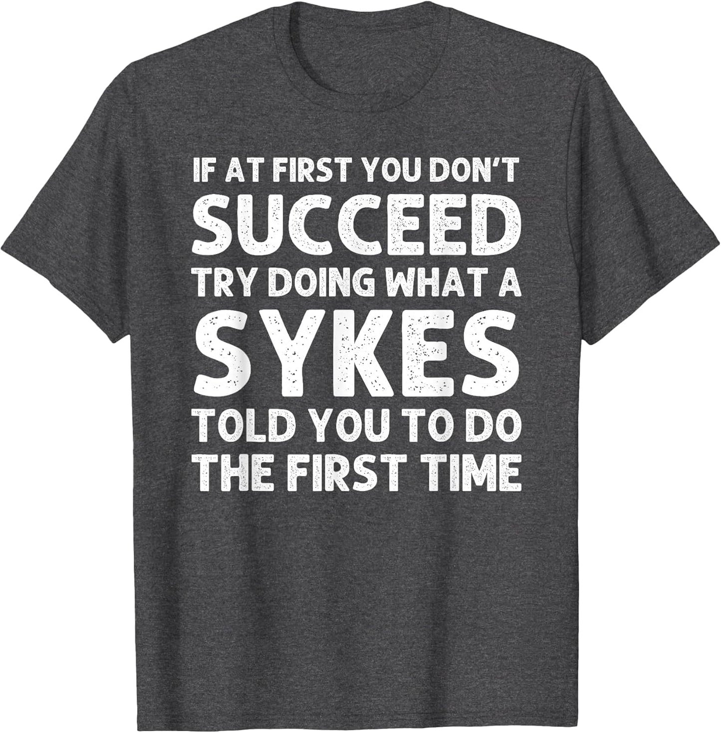 Sykes Funny Surname Family Tree Birthday Reunion Idea