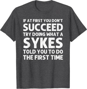 Sykes Funny Surname Family Tree Birthday Reunion Idea