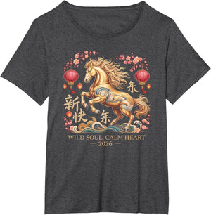 Festive 2026 Horse Lady Crazy Wild Soul Calm Heart Lunar