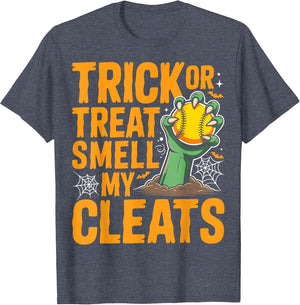 Trick or Treat Smell My Cleats Baseball Player Halloween