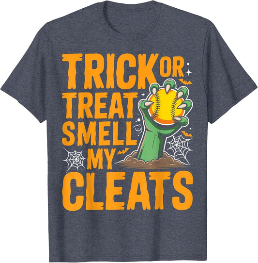 Trick or Treat Smell My Cleats Baseball Player Halloween