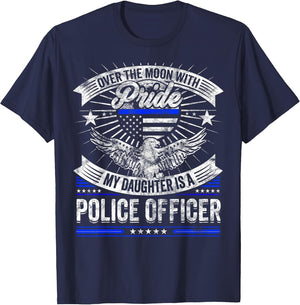 Police Officer Daughter Support Proud Family Cop Apparel
