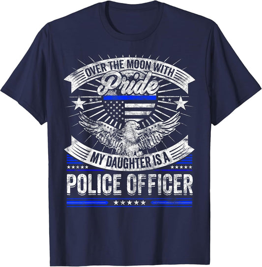 Police Officer Daughter Support Proud Family Cop Apparel