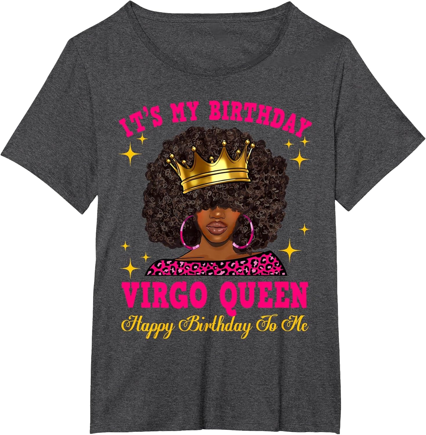 Virgo Queen It's My Birthday Zodiac Afro Black Women
