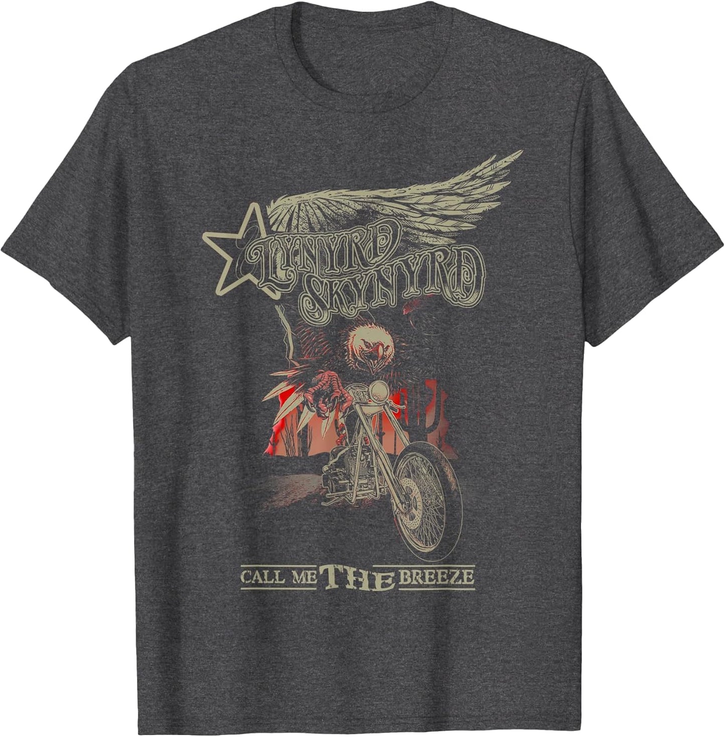 Lynyrd Skynyrd Call Me Breeze Biker Eagle Classic Retro Rock