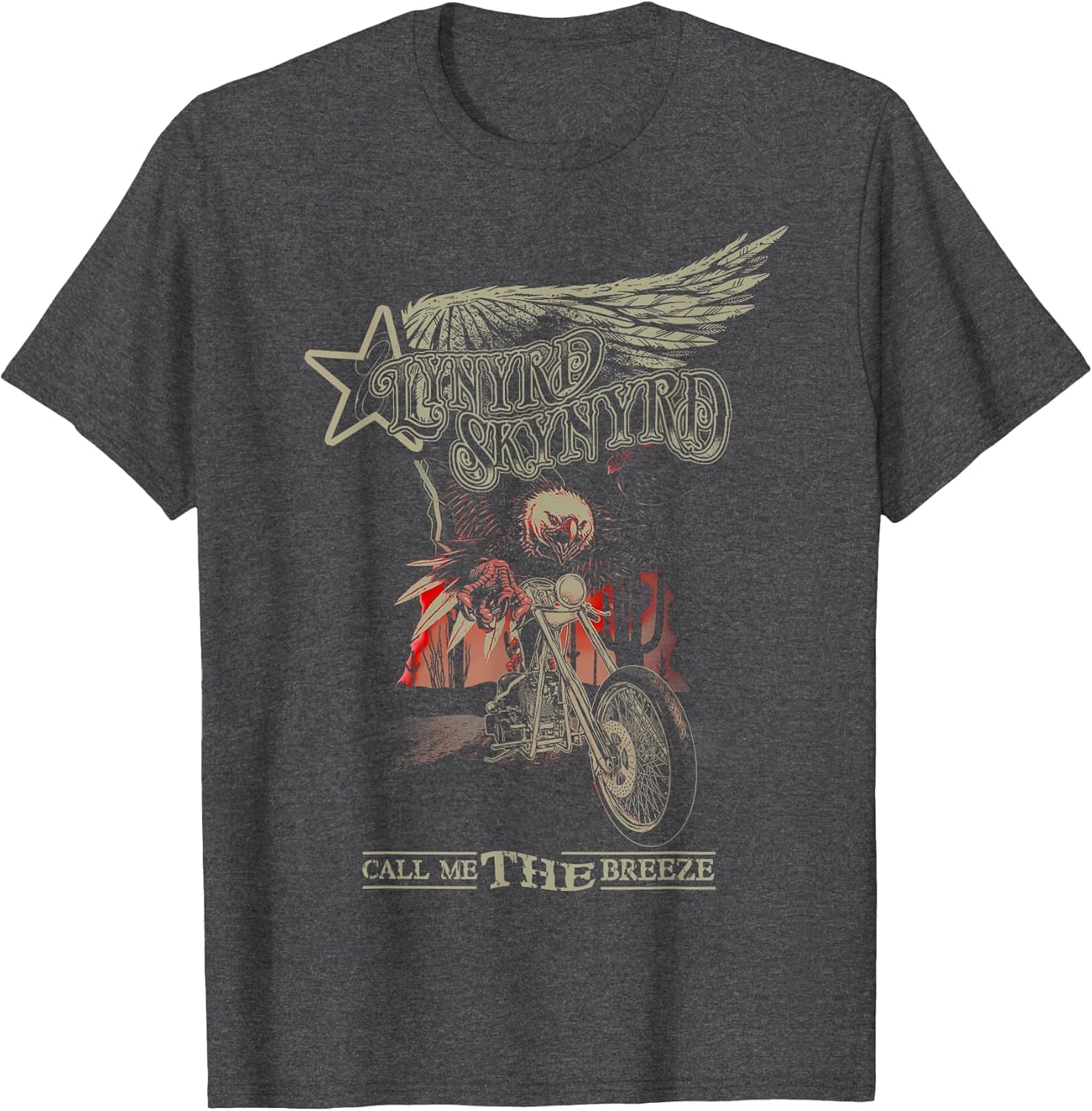 Lynyrd Skynyrd Call Me Breeze Biker Eagle Classic Retro Rock
