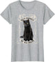 Hello Darkness My Old Friend Black Cat Lovers Music Fan T