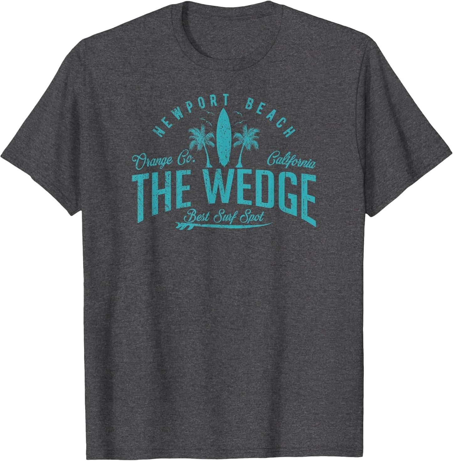 Vintage The Wedge Best Surf Spot Newport Beach Badge