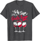 Oh Sip It's A Girls Trip Leopard Print Wine Glasses Party
