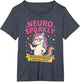 Neuro Sparkly Autism Awareness Neurodivergent ADHD Unicorn