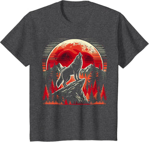 Wolf Graphic Nature Mountains Wildlife