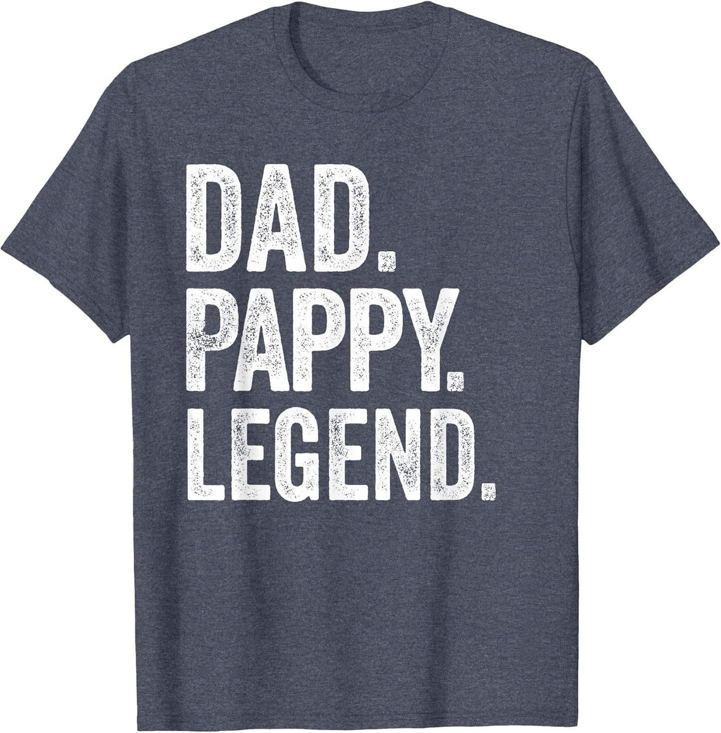 Dad Pappy Legend - Vintage Distressed Bold Pappy Graphic