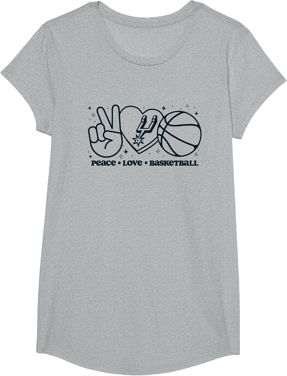 NBA San Antonio Spurs Peace Love Basketball