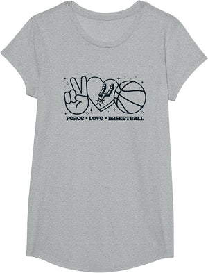NBA San Antonio Spurs Peace Love Basketball