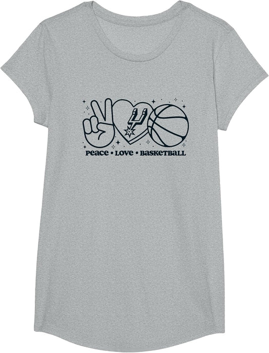 NBA San Antonio Spurs Peace Love Basketball