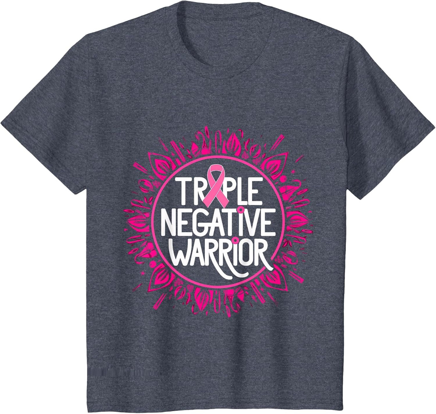 Triple Negative Warrior Pink Ribbon Breast Cancer
